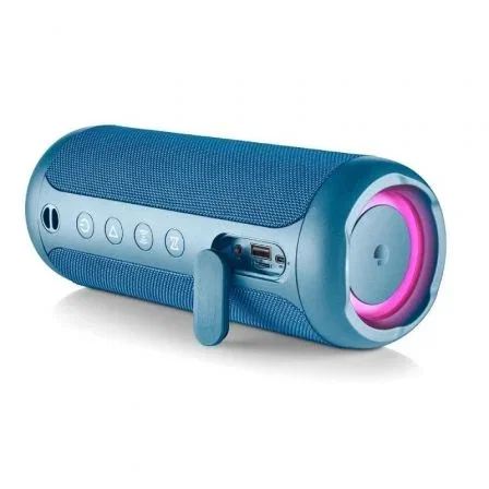 Ngs Altavoz Portátil Bluetooth 30W con Luces RGB IP67 Color Azul Ngs Altavoz Portátil Bluetooth 30W con Luces RGB IP67 Color Azul